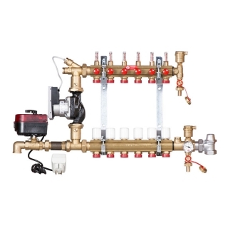 Sestavy pro radiátorové a podlahové topné okruhy