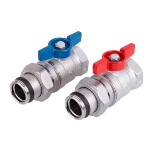 Sady připojovacích kulových kohoutů k rozdělovačům