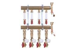 Náhled obrázku: Giacomini GE555-D Patrový rozdělovač s měřením spotřeby tepla 