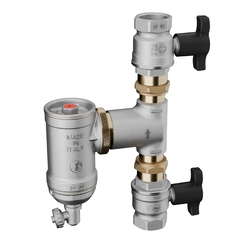 Giacomini R146C-S1 Odstředivý odkalovač s magnetickou vložkou - set 2x kulový kohout