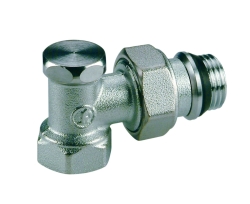 Náhled obrázku: Giacomini R16TG Regulační radiátorové šroubení rohové 