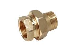 Náhled obrázku: Giacomini R18 Radiátorové šroubení přímé, chrom / mosaz 