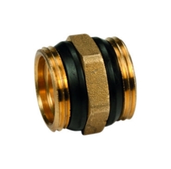 Náhled obrázku: Giacomini R189D Dvojvsuvka, mosaz, včetně těsnění 