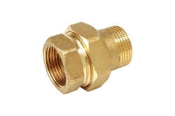 Náhled obrázku: Giacomini R18SP Radiátorové šroubení přímé, mosaz, ploché těsnění 