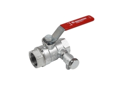 Náhled obrázku: Giacomini R250DS Kulový kohout s vypouštěním 