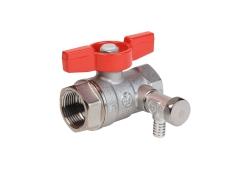 Náhled obrázku: Giacomini R251S Kulový kohout s vypouštěním 