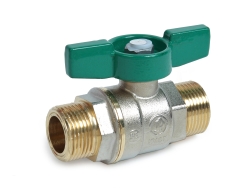 Náhled obrázku: Giacomini R253W Kulový kohout na pitnou vodu, 2x vnější závit, chrom 