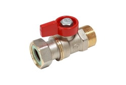 Náhled obrázku: Giacomini R254P-1 Kulový kohout s převlečnou maticí s vnějším závitem 