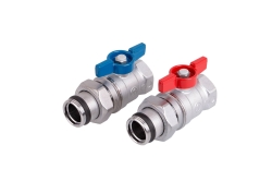 Giacomini R259K Doplňková sada kulových kohoutů k nerezovým rozdělovačům