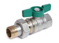 Náhled obrázku: Giacomini R259W Sanitární kulový kohout se šroubením, vnější x vnitřní závit, chrom 