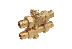 Giacomini R278 Třícestný zónový ventil s regulací obtoku, pro motory K270, K272