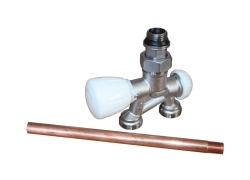 Náhled obrázku: Giacomini R356BI Dvoucestný termostatický ventil s nátrubkem 1/2