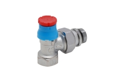 Giacomini R401TG Termostatický ventil s víčkem, rohový