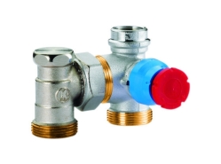 Giacomini R414D Termostatický ventil dvouregulační pro skříňku R508M (podlahové vytápění) 18 x 18