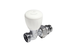 Náhled obrázku: Giacomini R432TG Termostatický ventil s ruční hlavou pro připojení trubek z CU nebo umělých hmot, přímý 