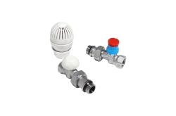 Giacomini R470F Sada pro připojení klasických radiátorů na rozvody z ocelových trubek