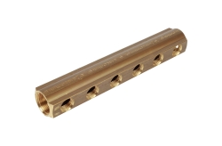 Náhled obrázku: Giacomini R551 Rozdělovač s otvory s vnitřními závity 