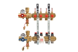 Náhled obrázku: Giacomini R553FKDB Kompletní rozdělovač s automatickou regulací průtoku - nízký průtok 