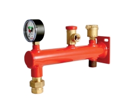 Náhled obrázku: Giacomini R555-2 Držák expanzní nádoby na zeď - vybavený, 3/4