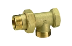 Náhled obrázku: Giacomini R557D Vstupní díl 1"x1"x1" pro rozdělovač R557 