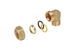 Náhled obrázku: Giacomini R562 Koleno pro trubku Cu s přechodem na FE, včetně adaptéru R178 