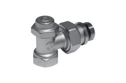 Náhled obrázku: Giacomini R714TG Regulační radiátorové šroubení s vypouštěním rohové 