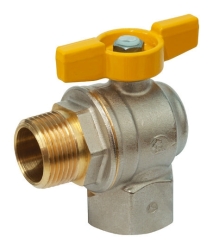 Náhled obrázku: Giacomini R781GB Kulový kohout plnoprůtokový pro topné plyny, rohové provedení, vnitřní - vnější závit 