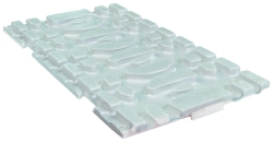 Giacomini R884 Okrajová systémová deska s fólií pro suchý systém podlahového vytápění 600x300x28