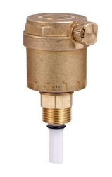 Náhled obrázku: Giacomini R88I Automatický odvzdušňovací ventil, svislý + zpětný ventil, mosaz 