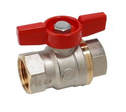 Náhled obrázku: Giacomini R951 Kulový kohout plnoprůtokový, těžká řada, červená vrtulka 