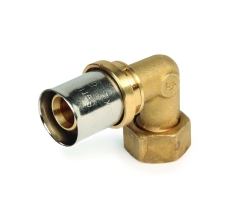 Náhled obrázku: GIACOMINI RM130SP Kolínko - převlečná matice s plochým těsněním, lisovaný spoj 