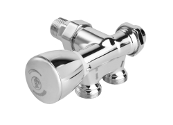 Náhled obrázku: Giacomini T358B Radiátorový dvoucestný termostatický ventil, spodní připojení 1/2