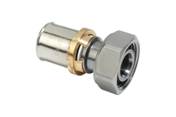 Náhled obrázku: Připojovací šroubení na Euroconus vývod (tvarovka - lisovaný spoj) Giacomini RM179E 