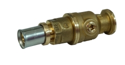 Náhled obrázku: Šroubení s vestavěným kulovým kohoutem Giacomini  RM252 