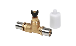 Náhled obrázku: Ventil přímý pro zazdění (tvarovka - lisovaný spoj) Giacomini RM173 